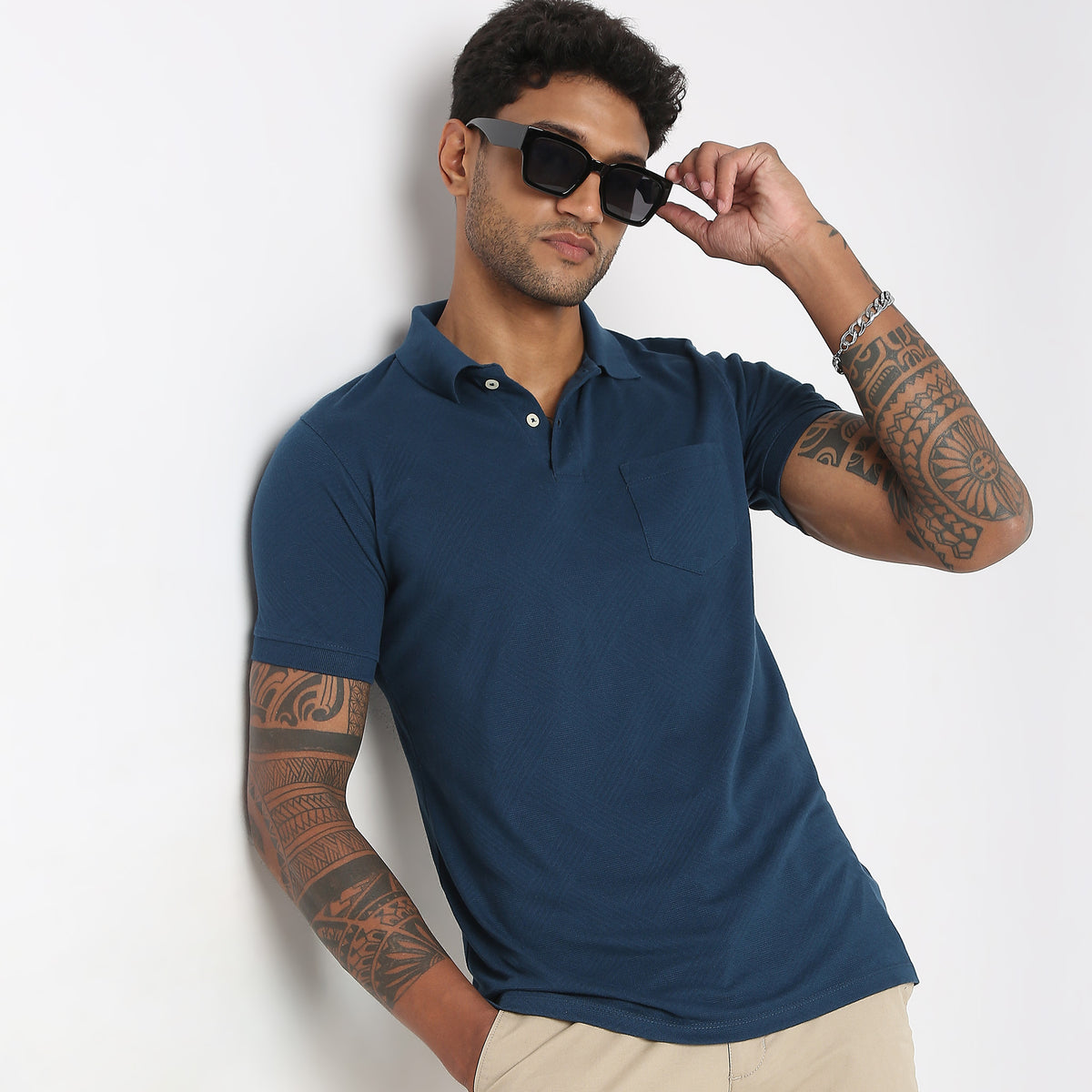 Regular Fit Structured Polo T-Shirt