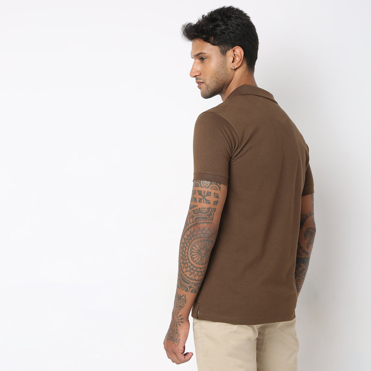 Regular Fit Structured Polo T-Shirt