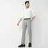 Regular Fit Solid Mid Rise Trousers