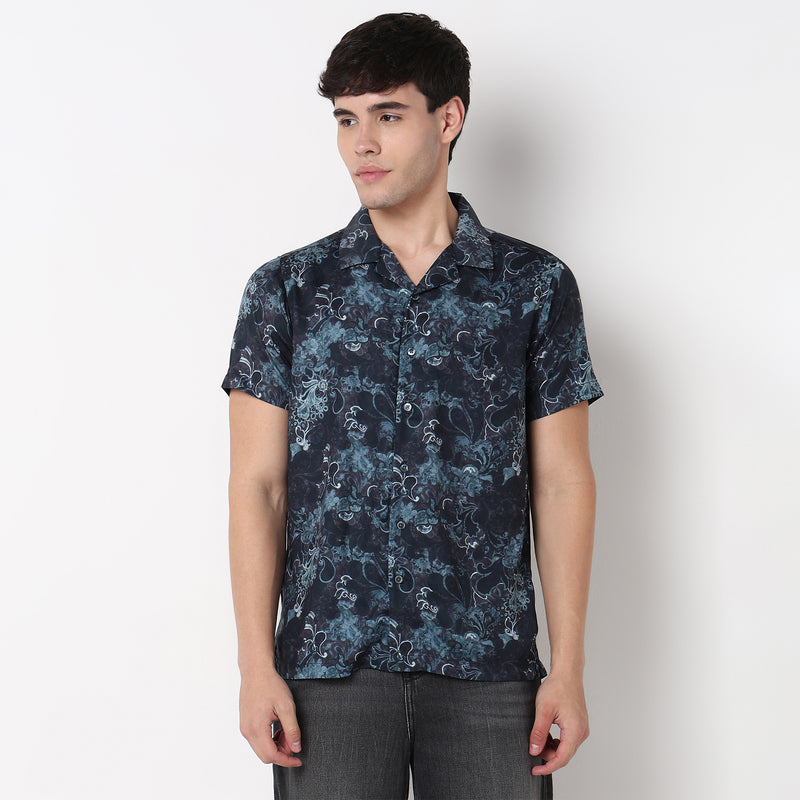 Floral Print Celebration Shirt