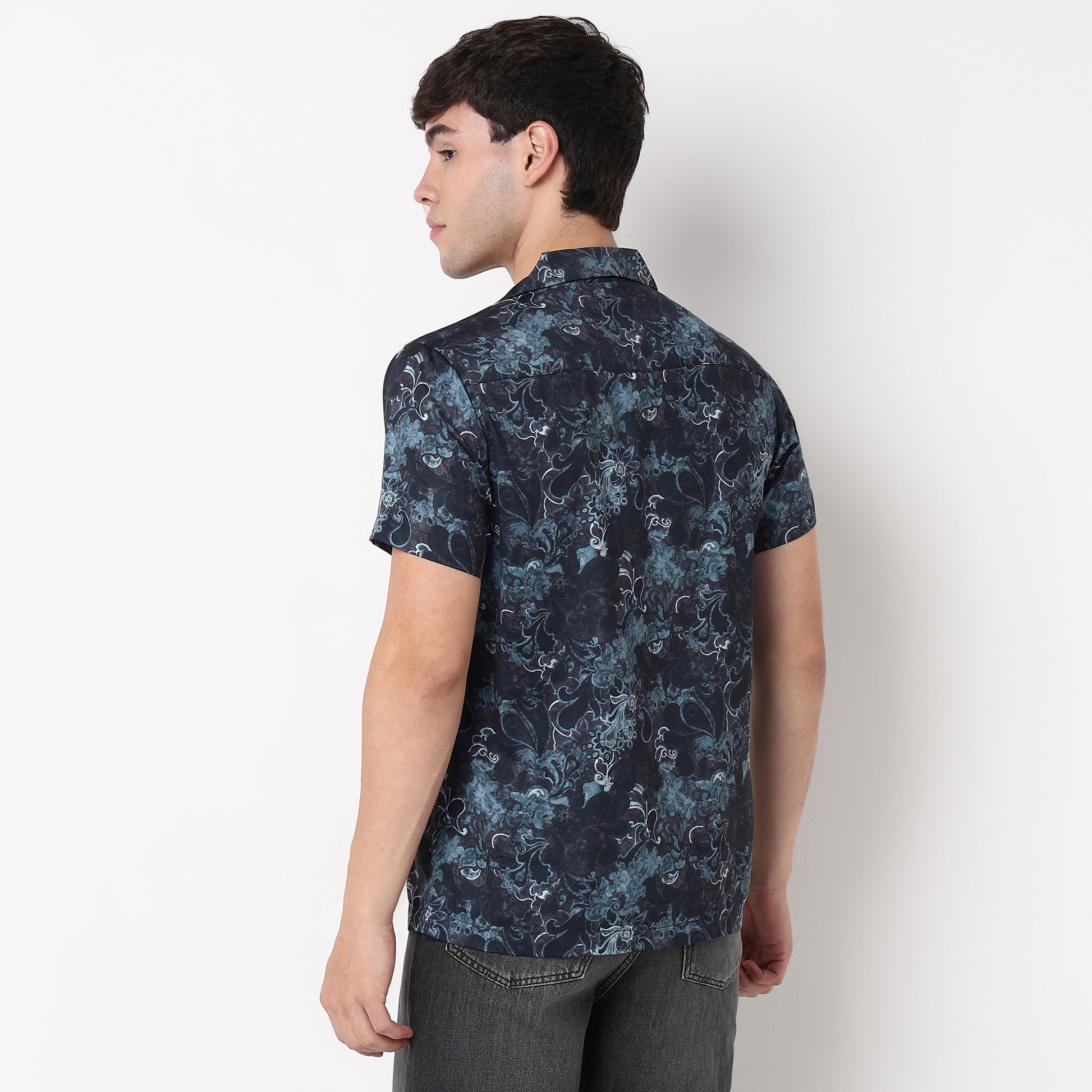 Floral Print Celebration Shirt