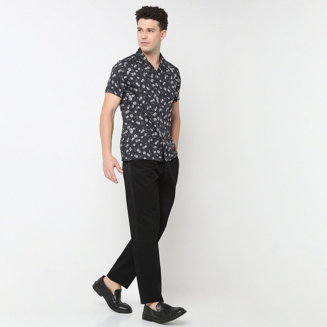 Floral Print Celebration Shirt