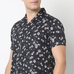 Floral Print Celebration Shirt
