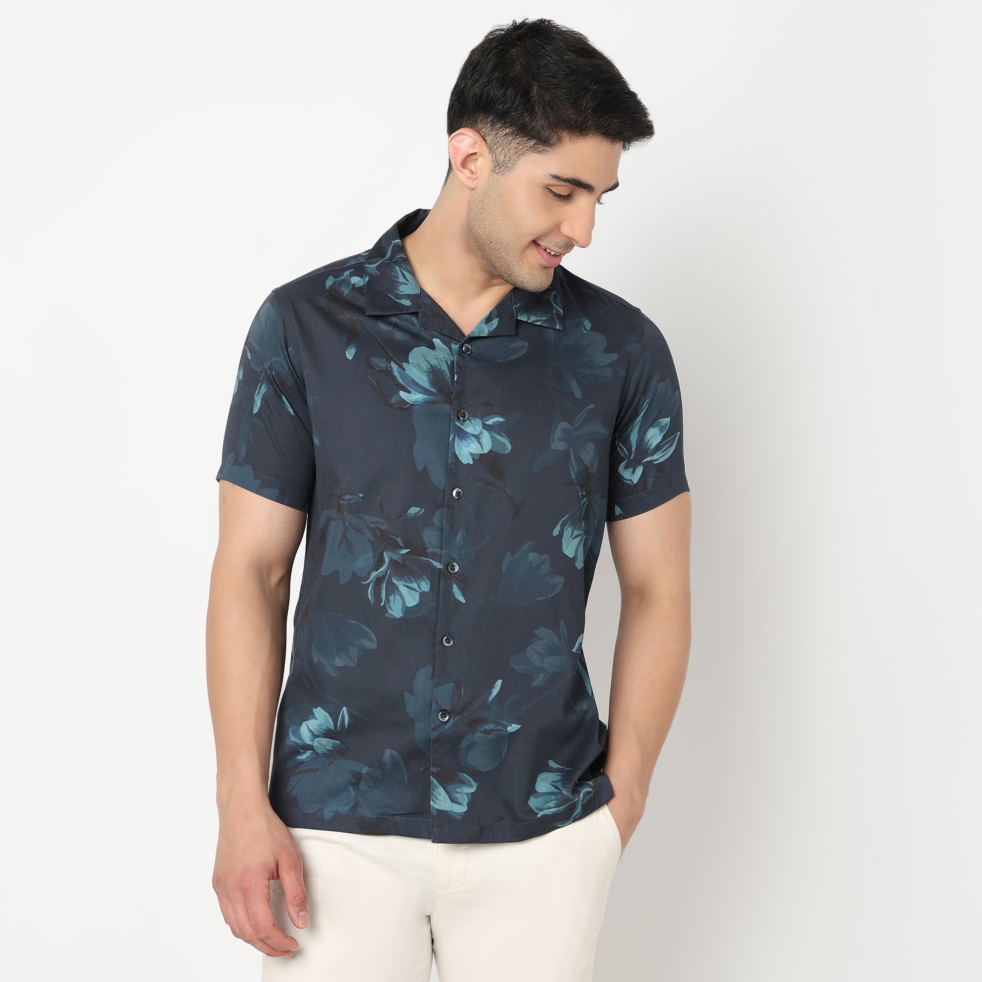 Printed Cuban Shirt
