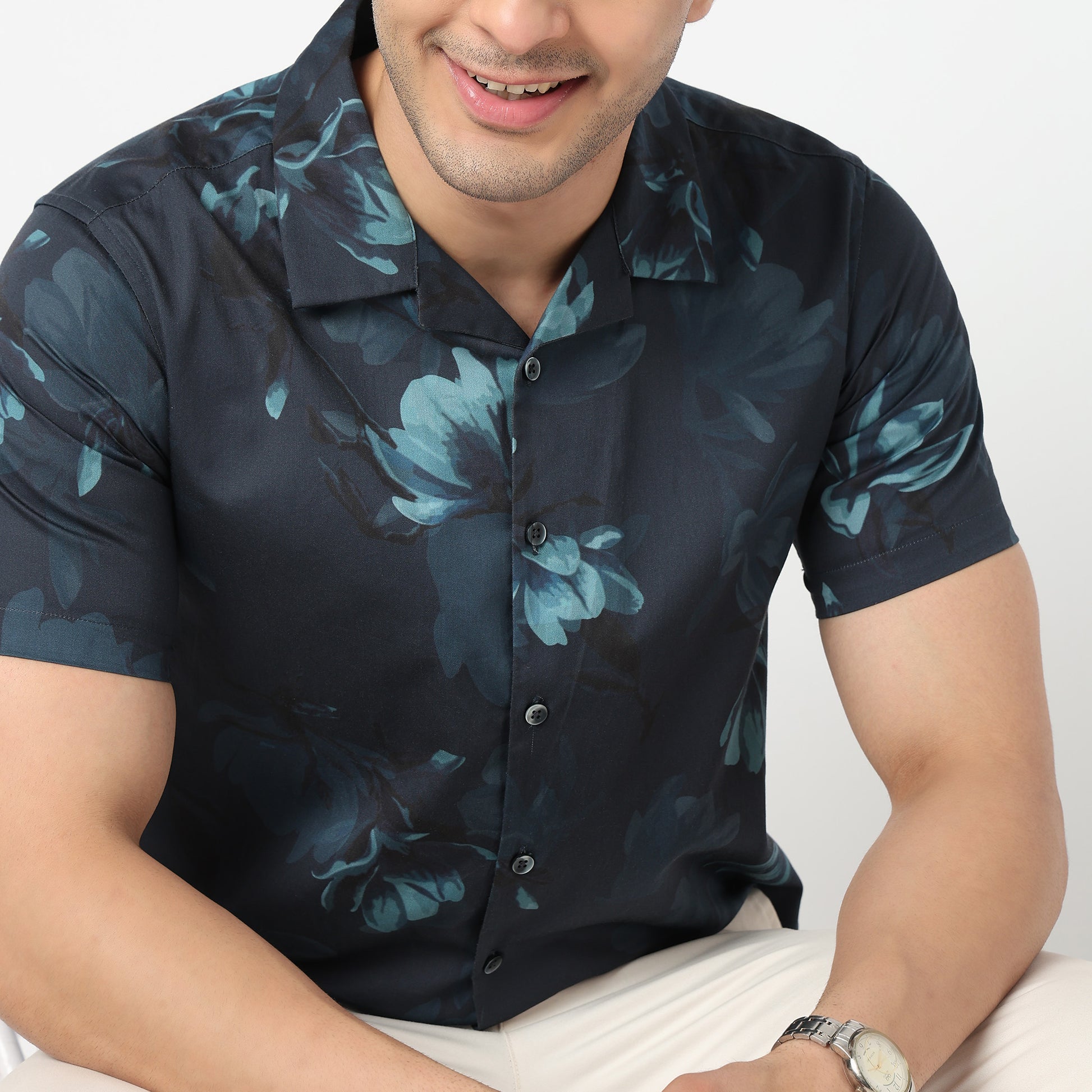 Printed Cuban Shirt
