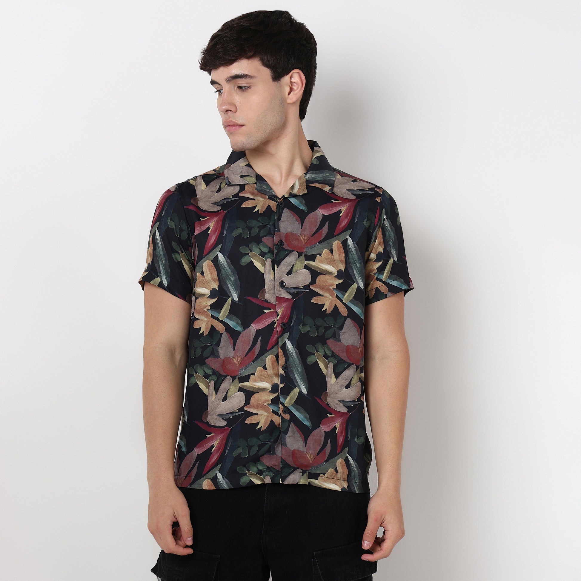 Floral Print Celebration Shirt