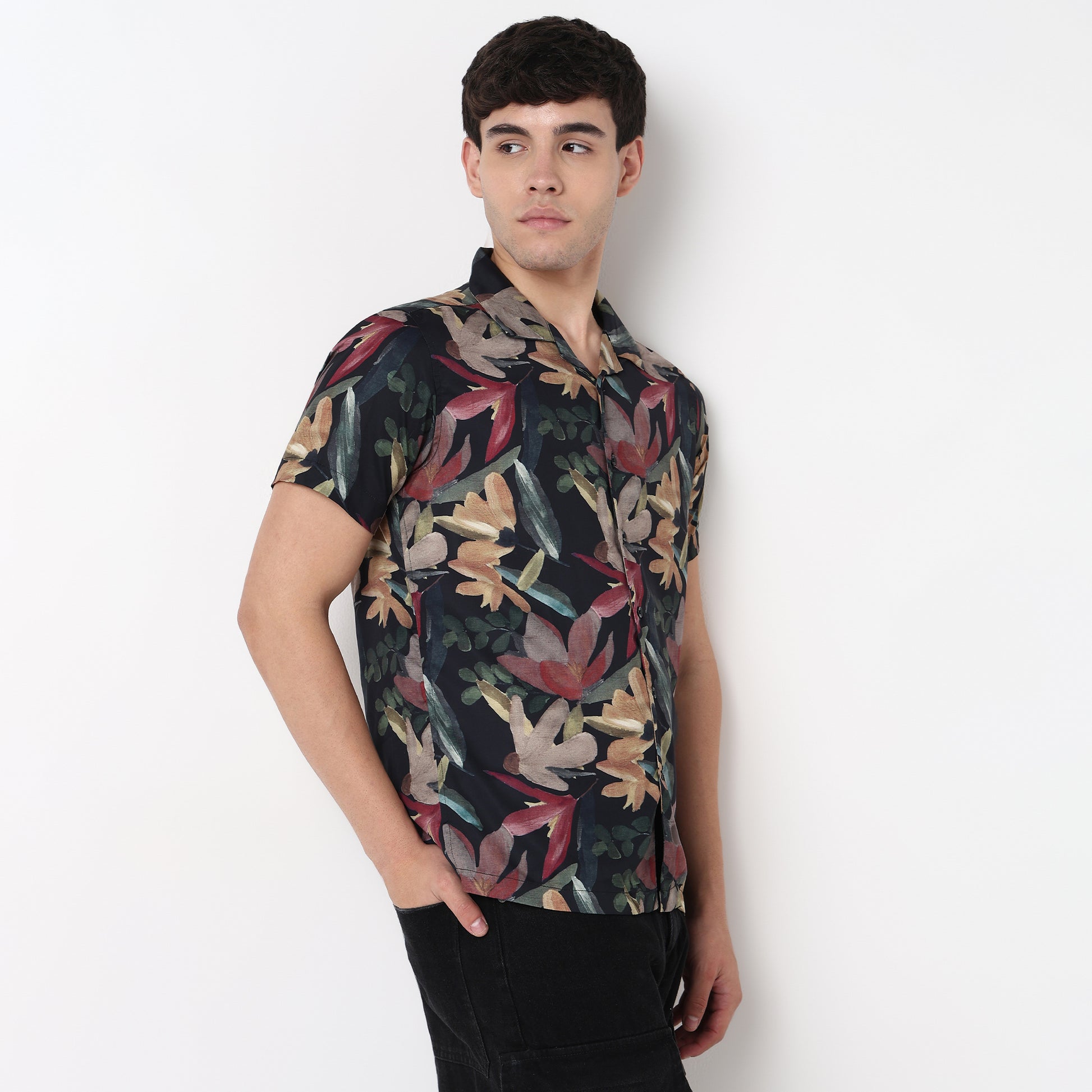 Floral Print Celebration Shirt