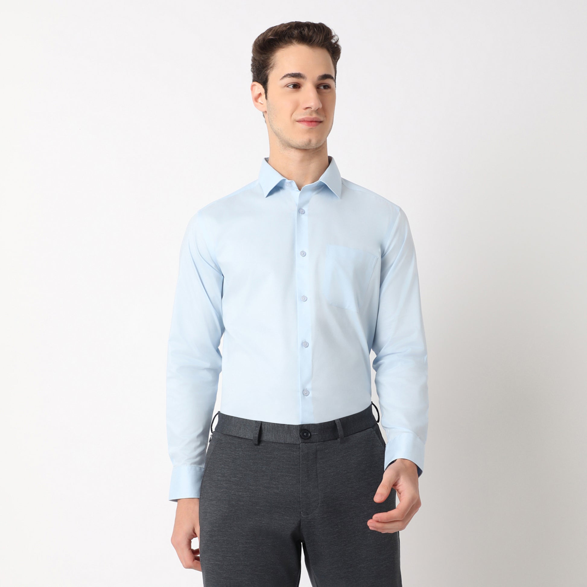 Regular Fit Solid Cooltek Shirt