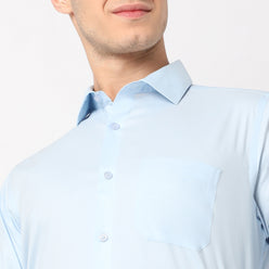 Regular Fit Solid Cooltek Shirt