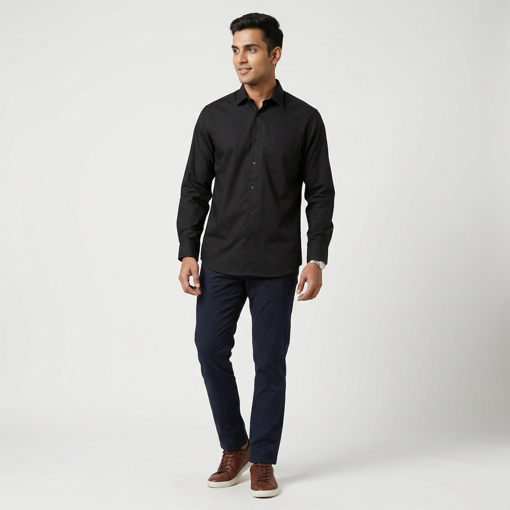 Knitted Solid Cooltek Shirt