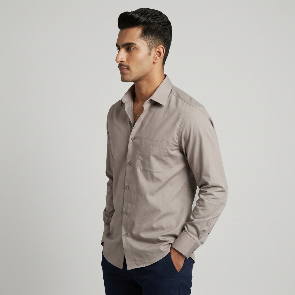 Knitted Solid Cooltek Shirt