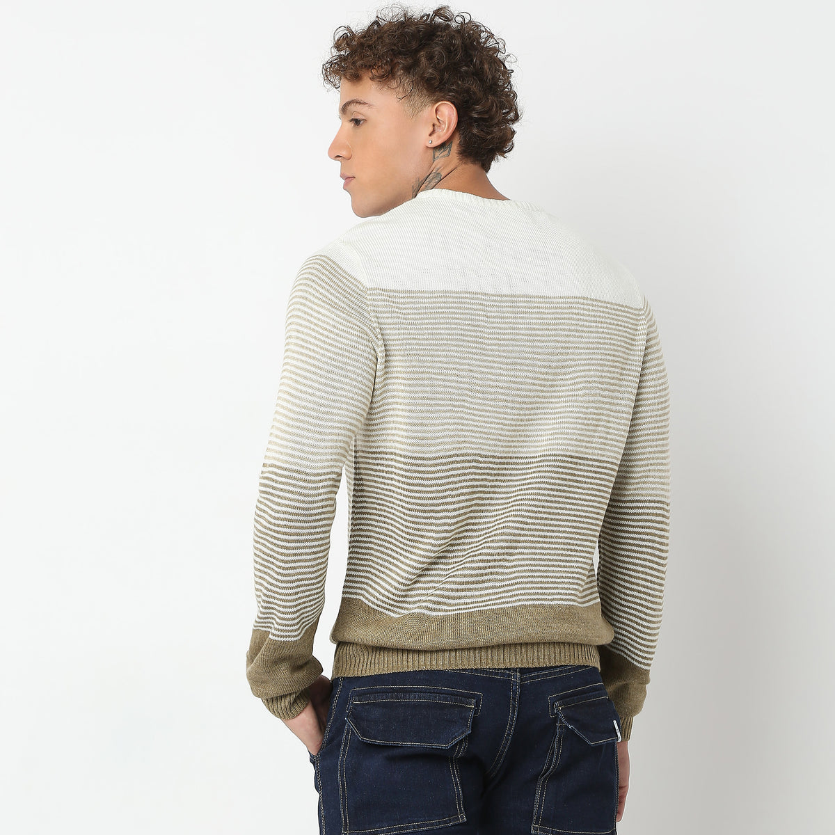 Regular Fit Striped Sweater