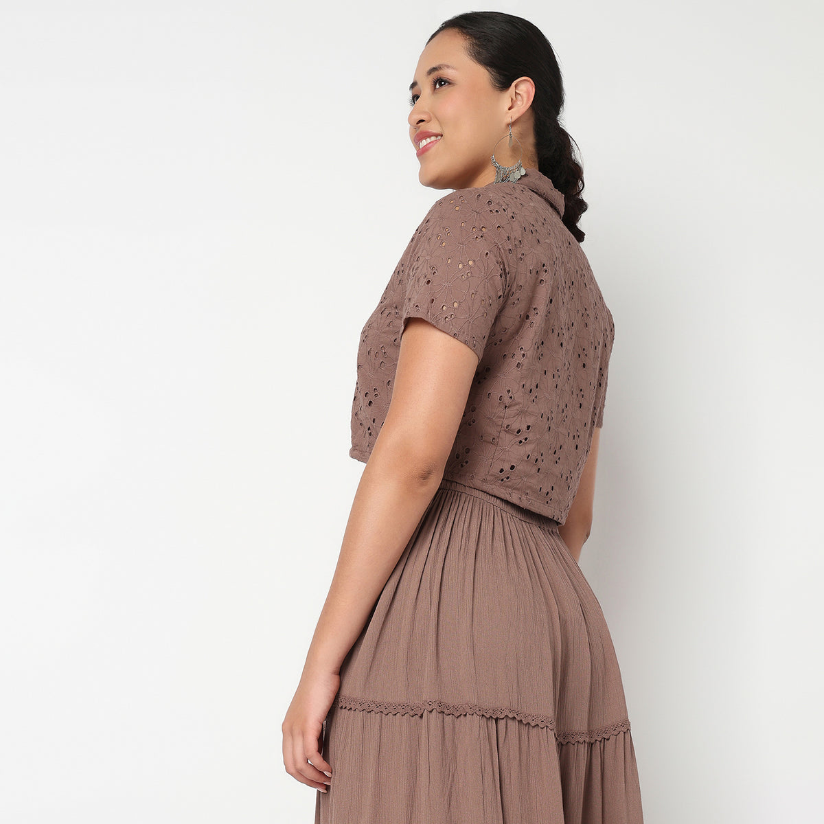 Camp Collar Crop Top