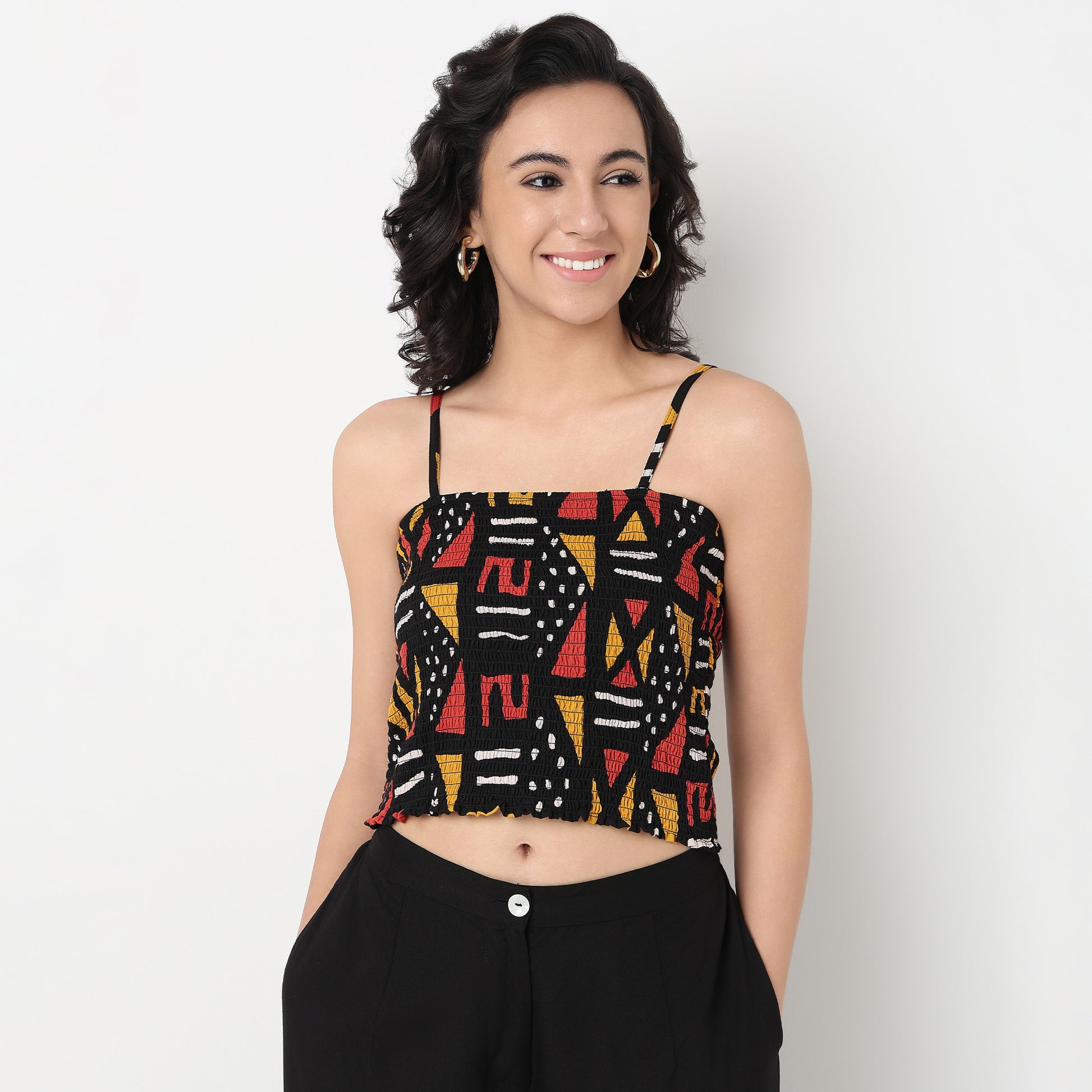 Order Now Women Print Lapel Collar Straight Regular Fit Ethnic Wear Shrug by Style Union