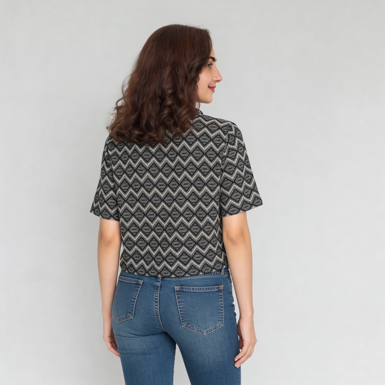 Camp Collar Crop Shirt