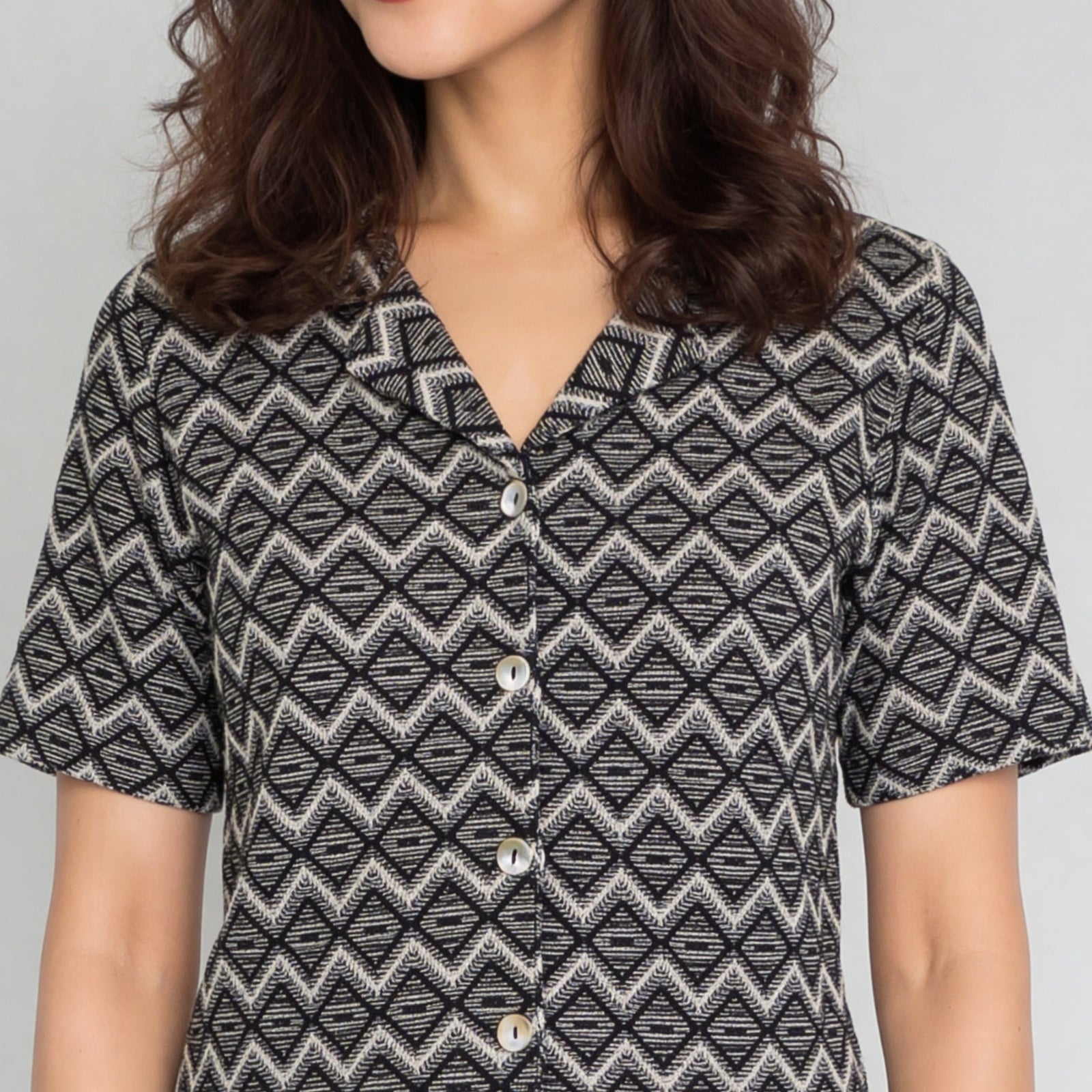 Camp Collar Crop Shirt