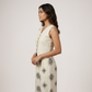 V-Neck Printed Vest Crop Top