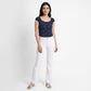 Embroidered Slim Fit Crop Top