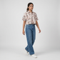 Printed Crop Shirt