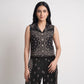 Cotton Printed Crop Shirt