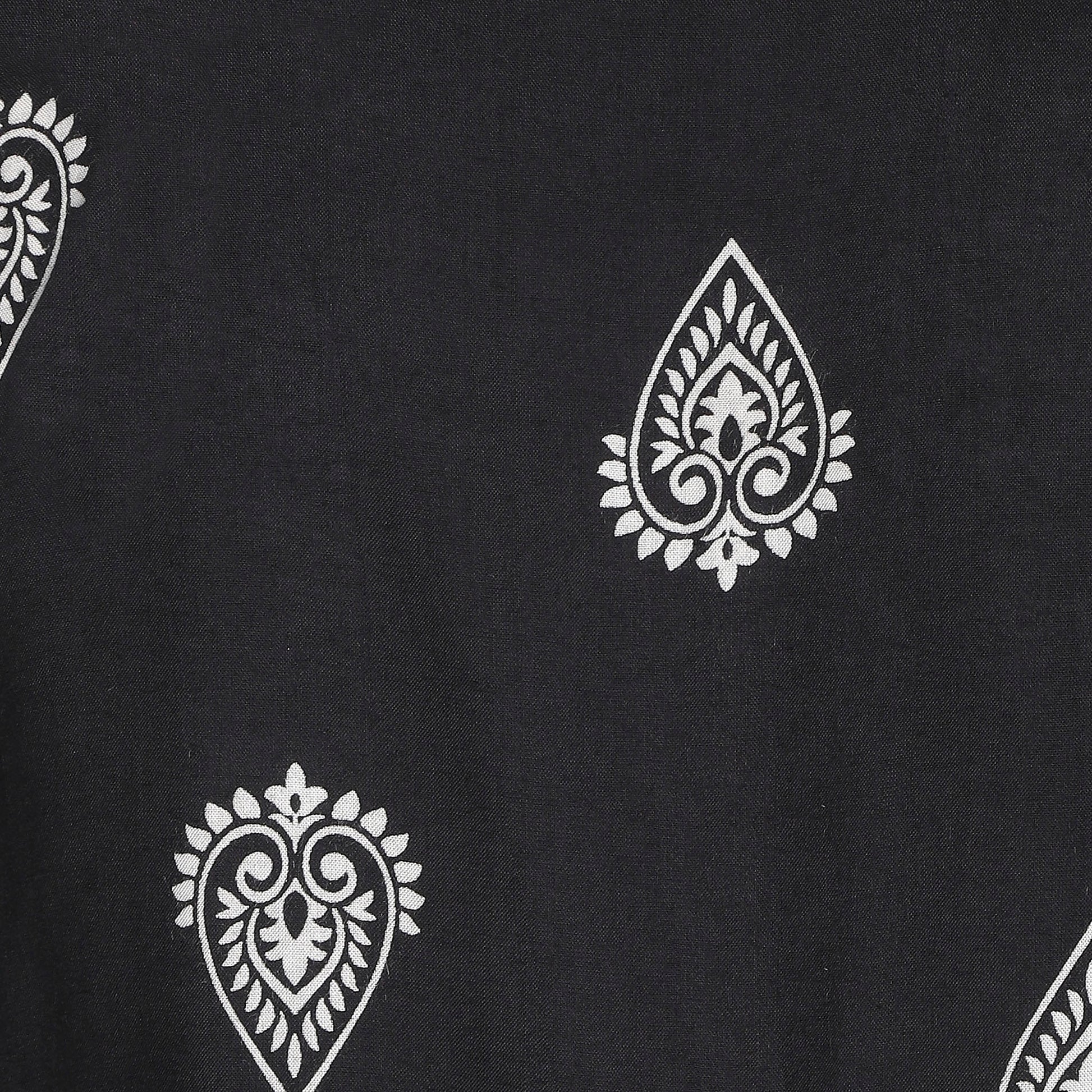 Printed Straight Crop Top