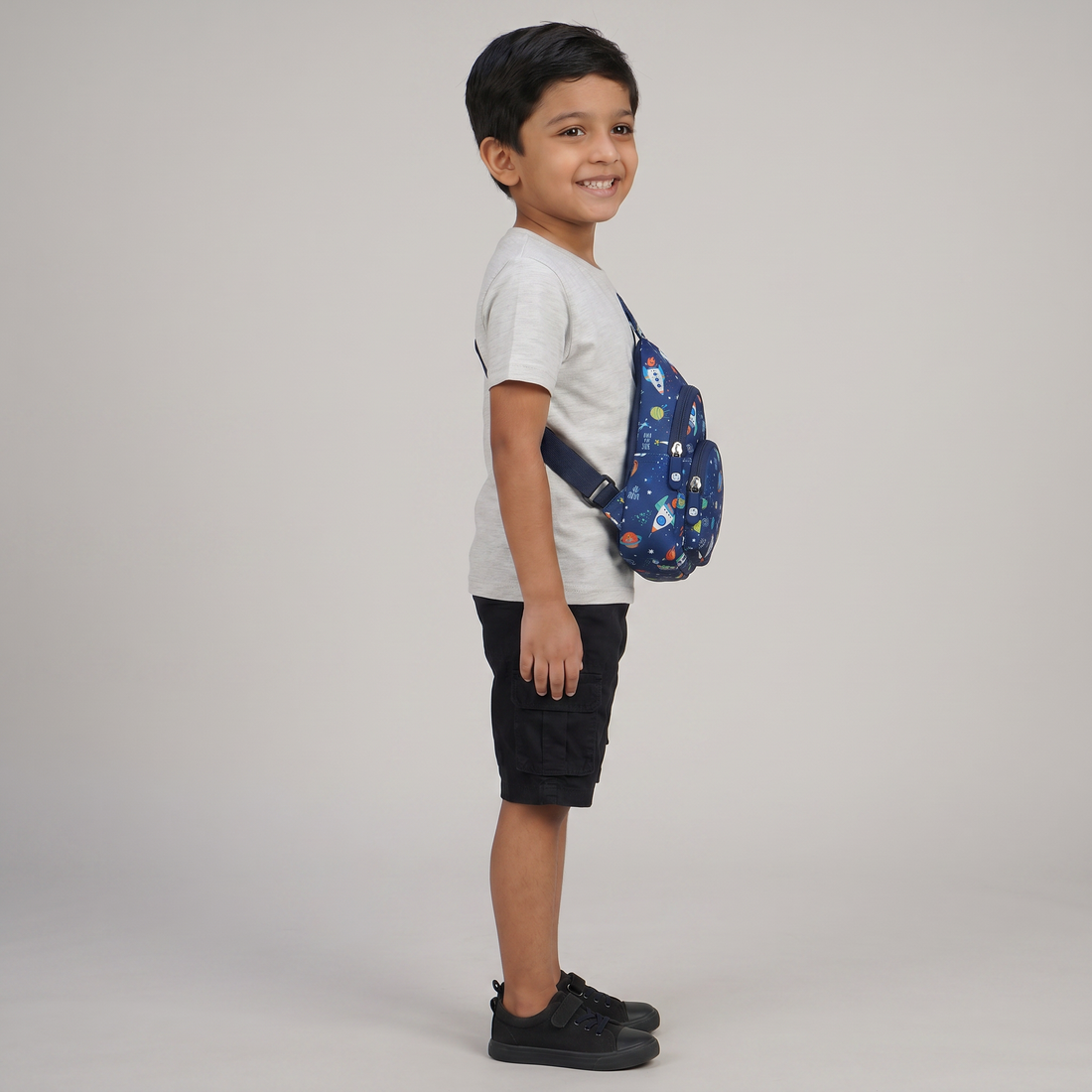 Boys Polyester Crossbody Backpack