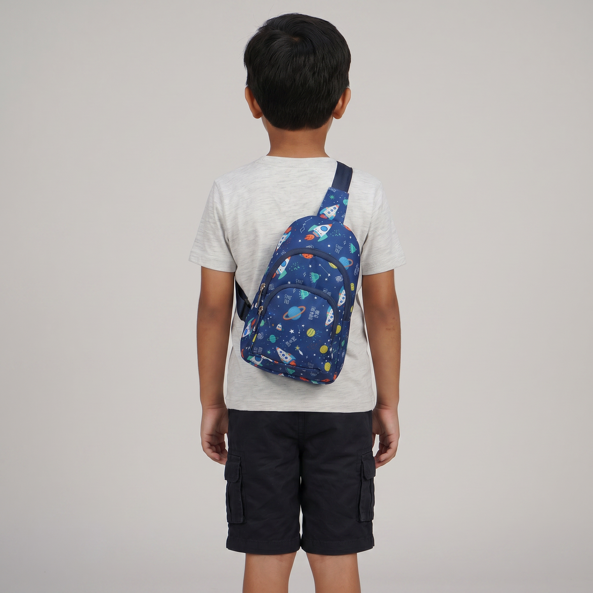 Boys Polyester Crossbody Backpack