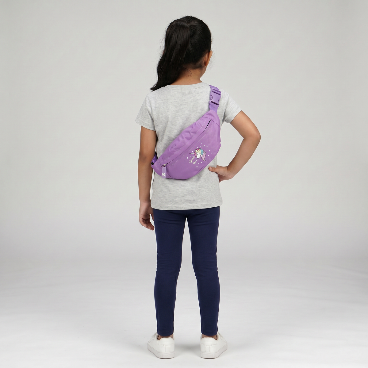 Girls Polyester Waist Pouch