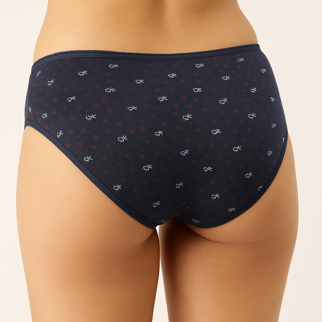 Buy - Cotton Printed Bikini Panties - Pack of 3 - Style Union