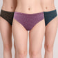 Printed Cotton Bikini Panties - Pack of 3