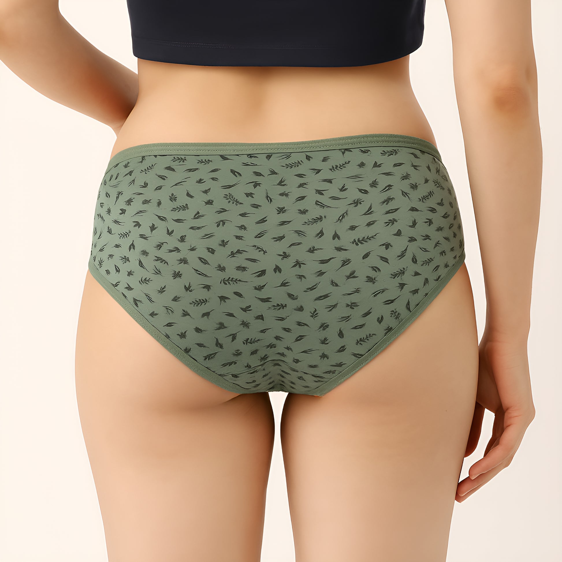 Printed Cotton Full Brief Panties - Pack of 3