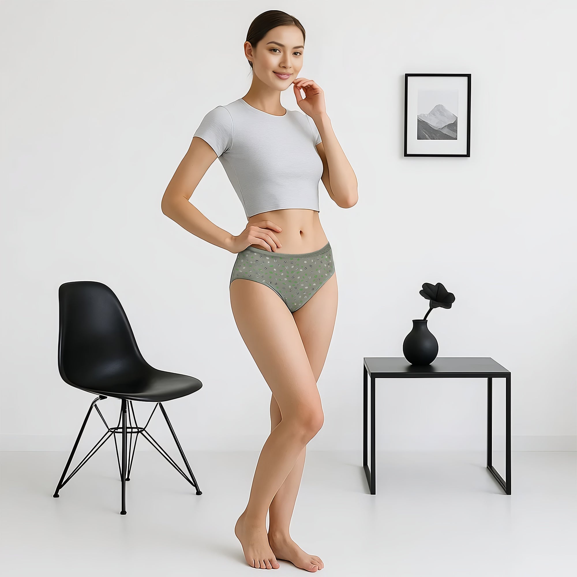 Style Union Printed Full Brief Panties | PO3