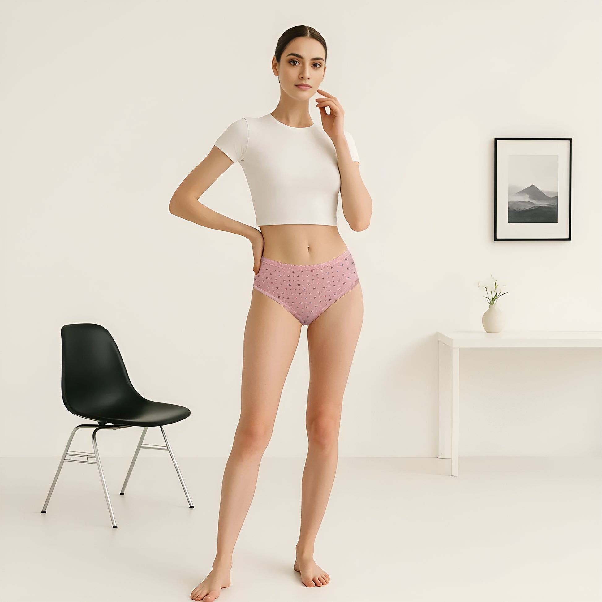 Style Union Printed Full Brief Panties | PO3