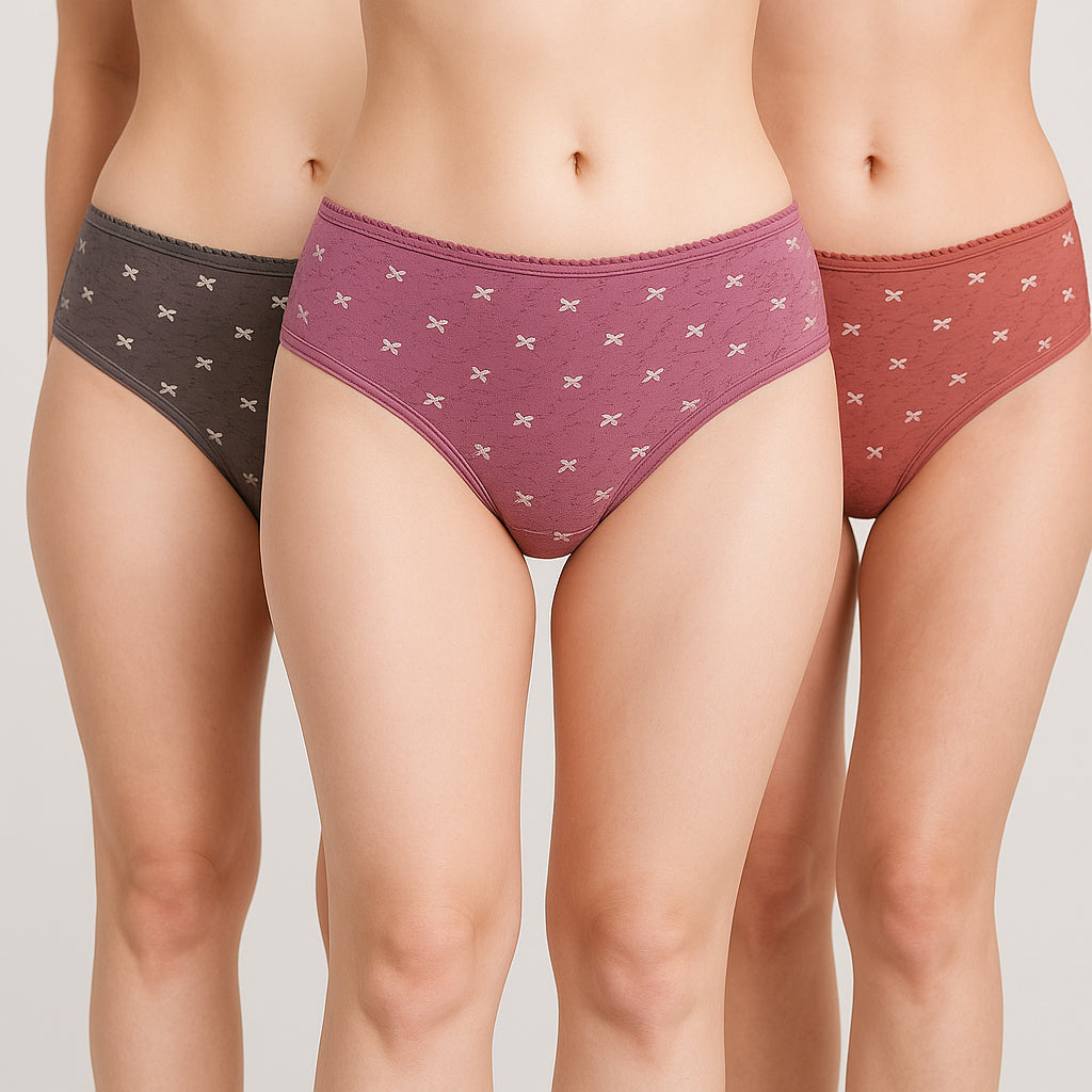 Buy - Printed Hipster Panties - Pack of 3 - Style Union