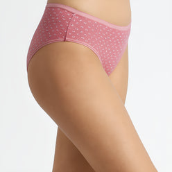 Printed Cotton Hipster Panties - Pack of 3