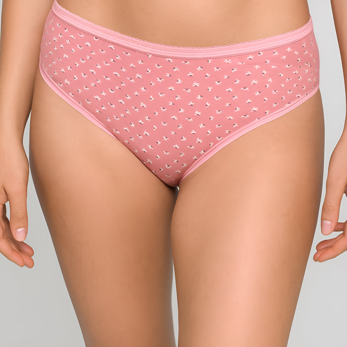 Printed Cotton Hipster Panties - Pack of 3