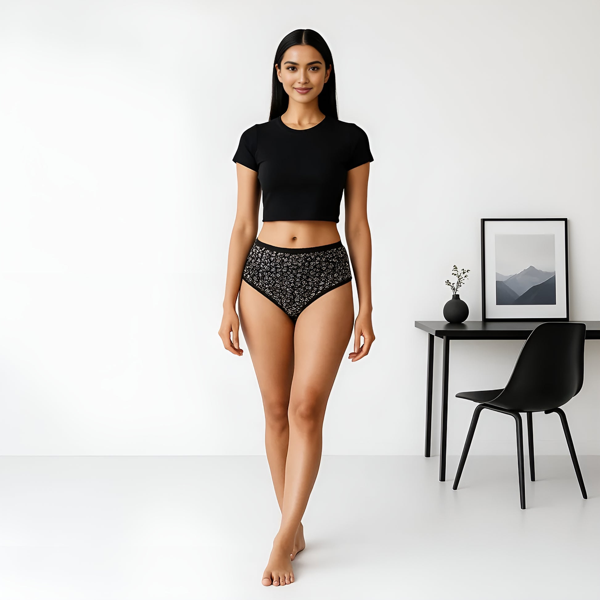 Style Union Printed Full Brief Panties | PO3
