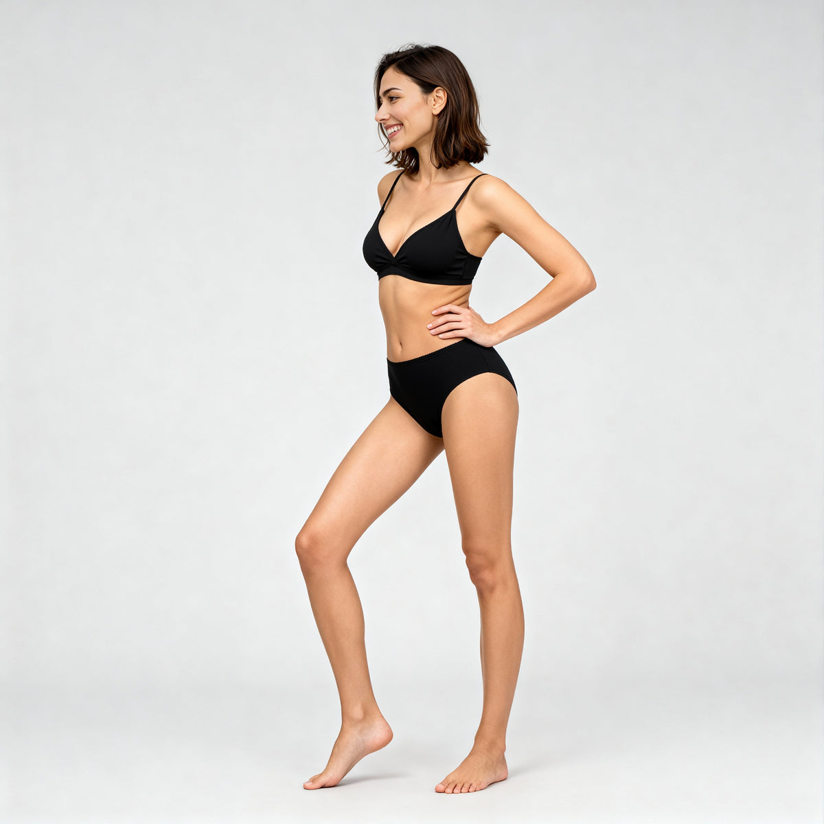 Printed High Leg Panties - Pack of 3