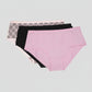 Printed Hipster Panties - Pack of 3