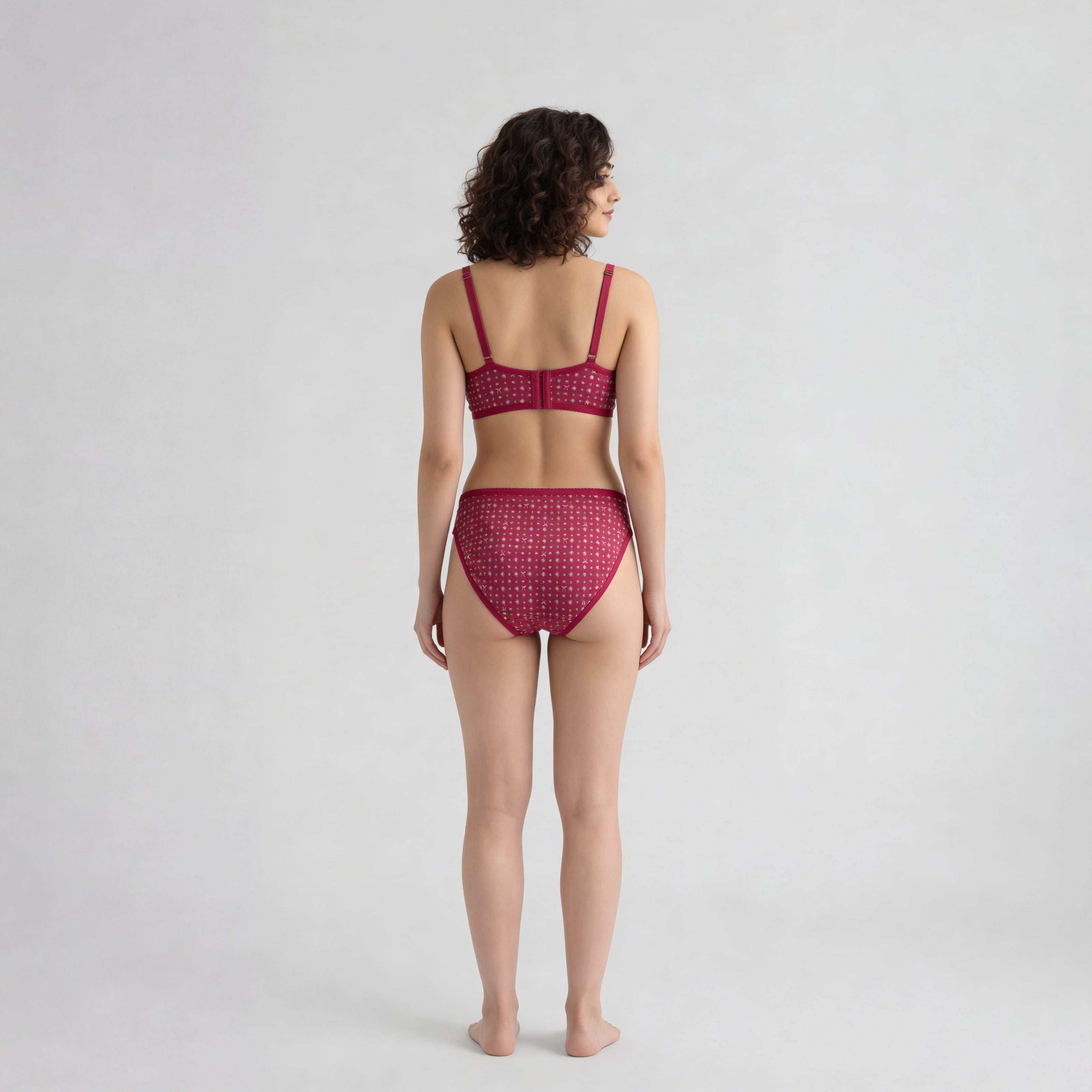 Low Rise Printed Bikini Panties - Pack of 3