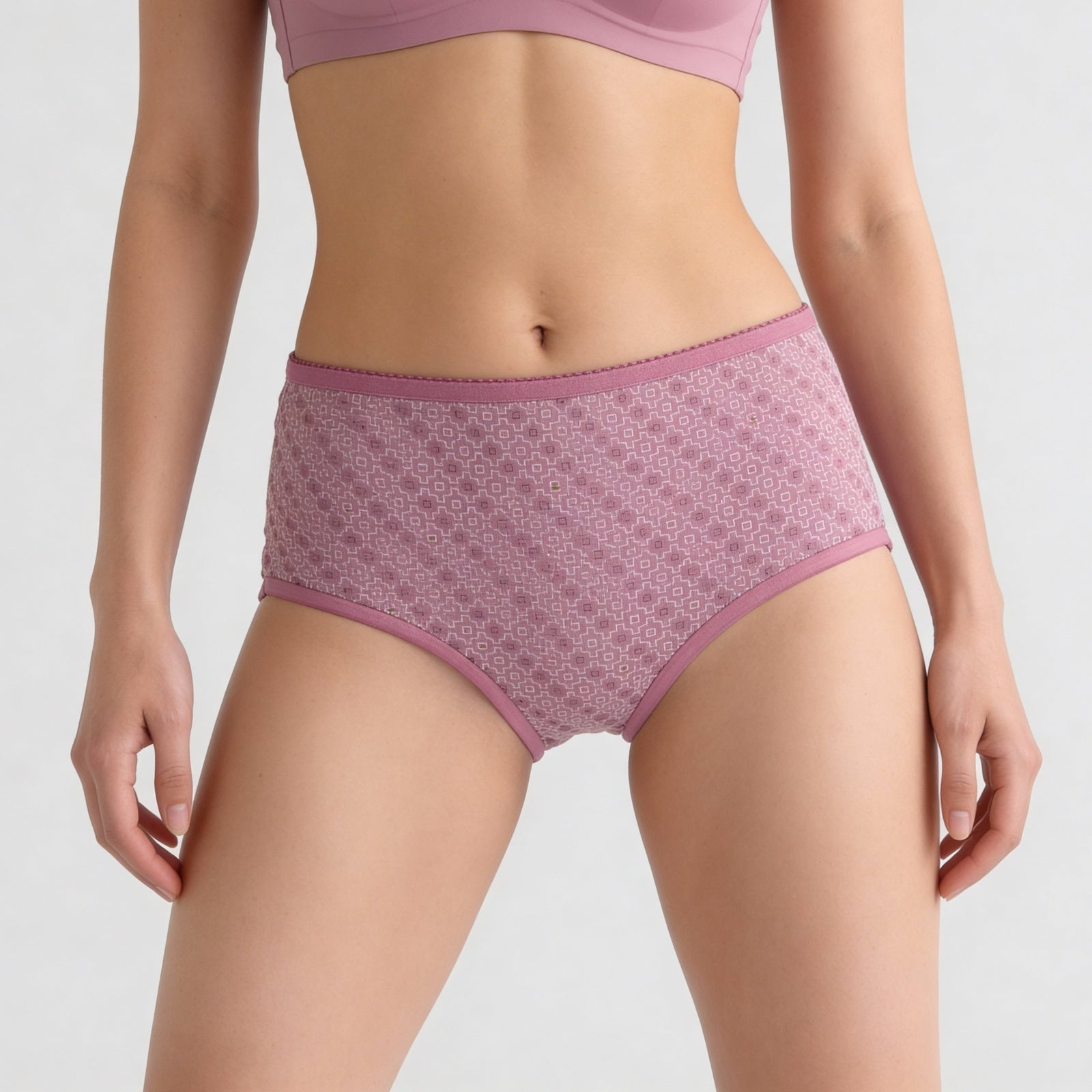Cotton Spandex Printed  Panties