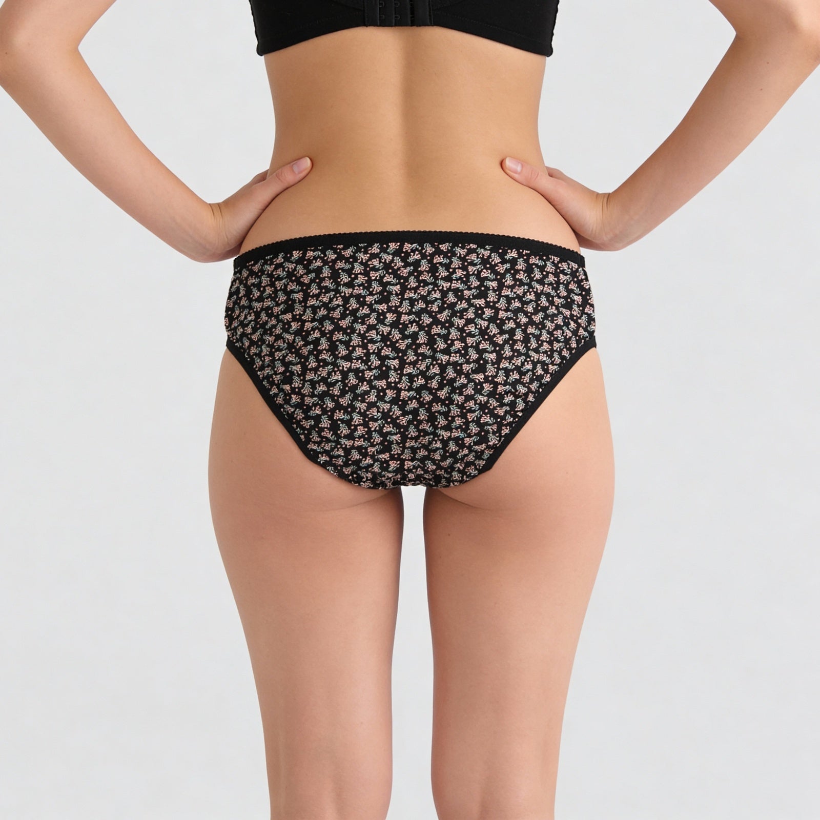 Cotton Spandex Abstract  Panties