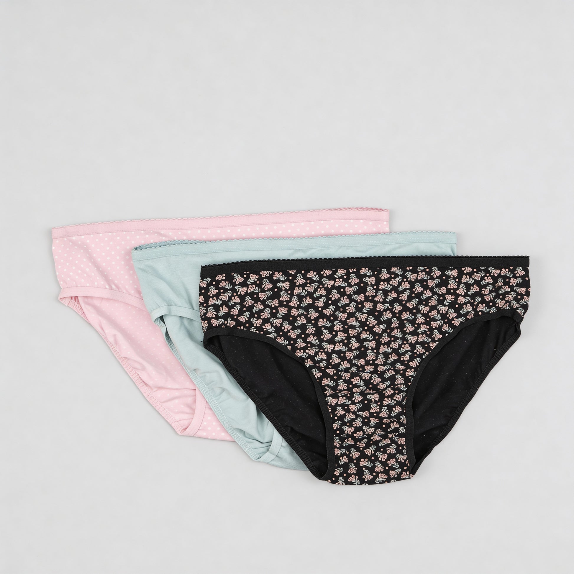 Cotton Spandex Abstract  Panties