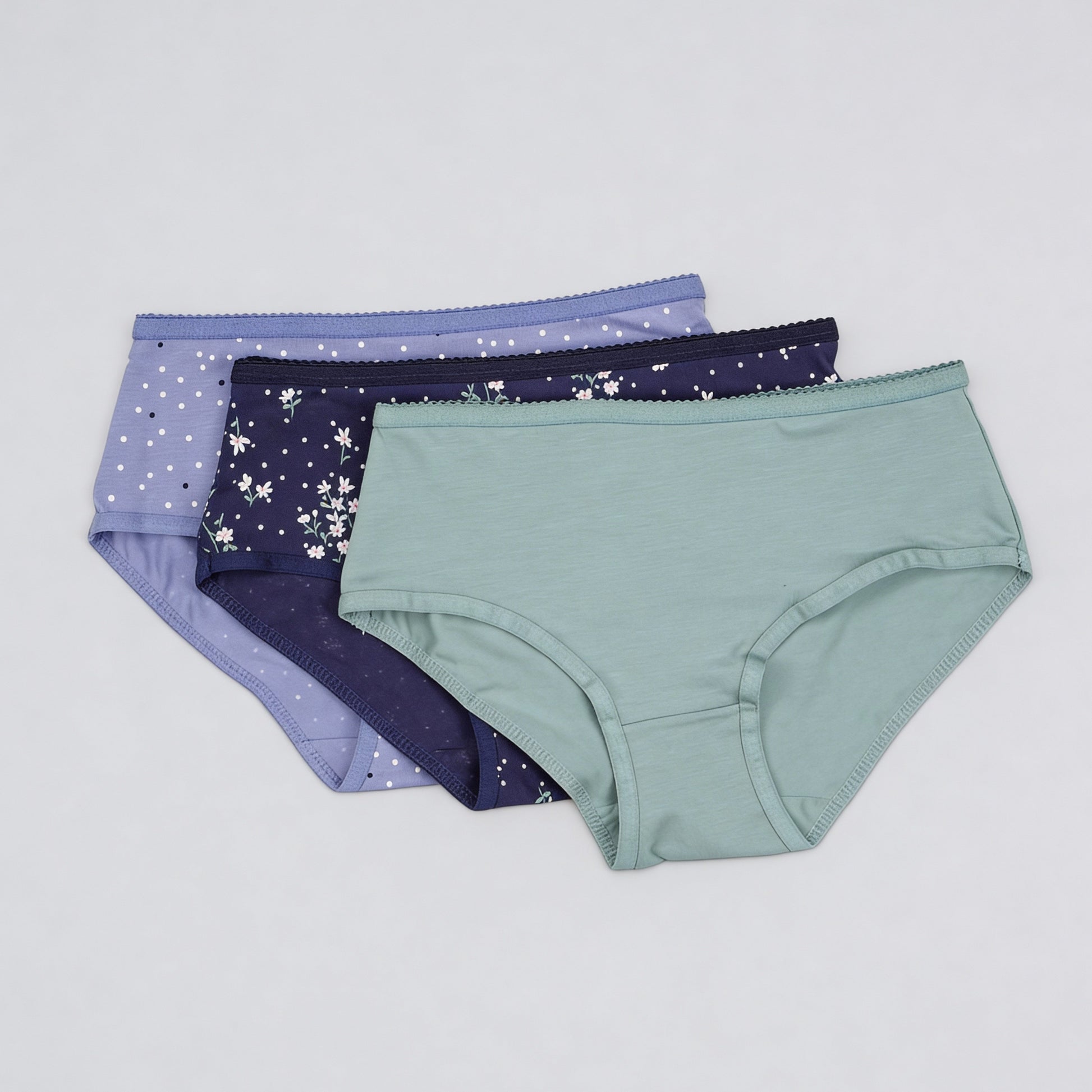Cotton Spandex Abstract  Panties