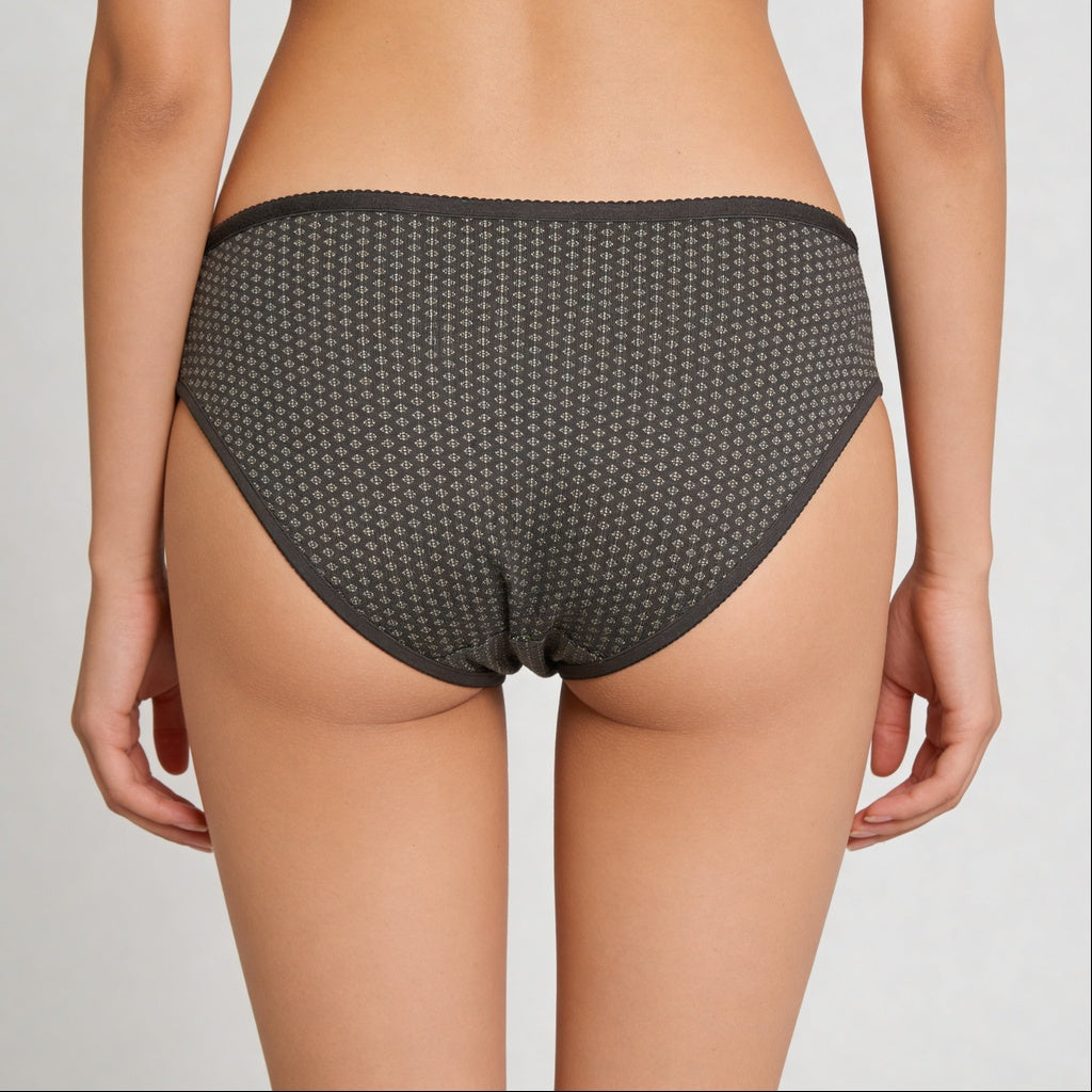 Full Coverage Abstract Hipster Panties - Pack of 3