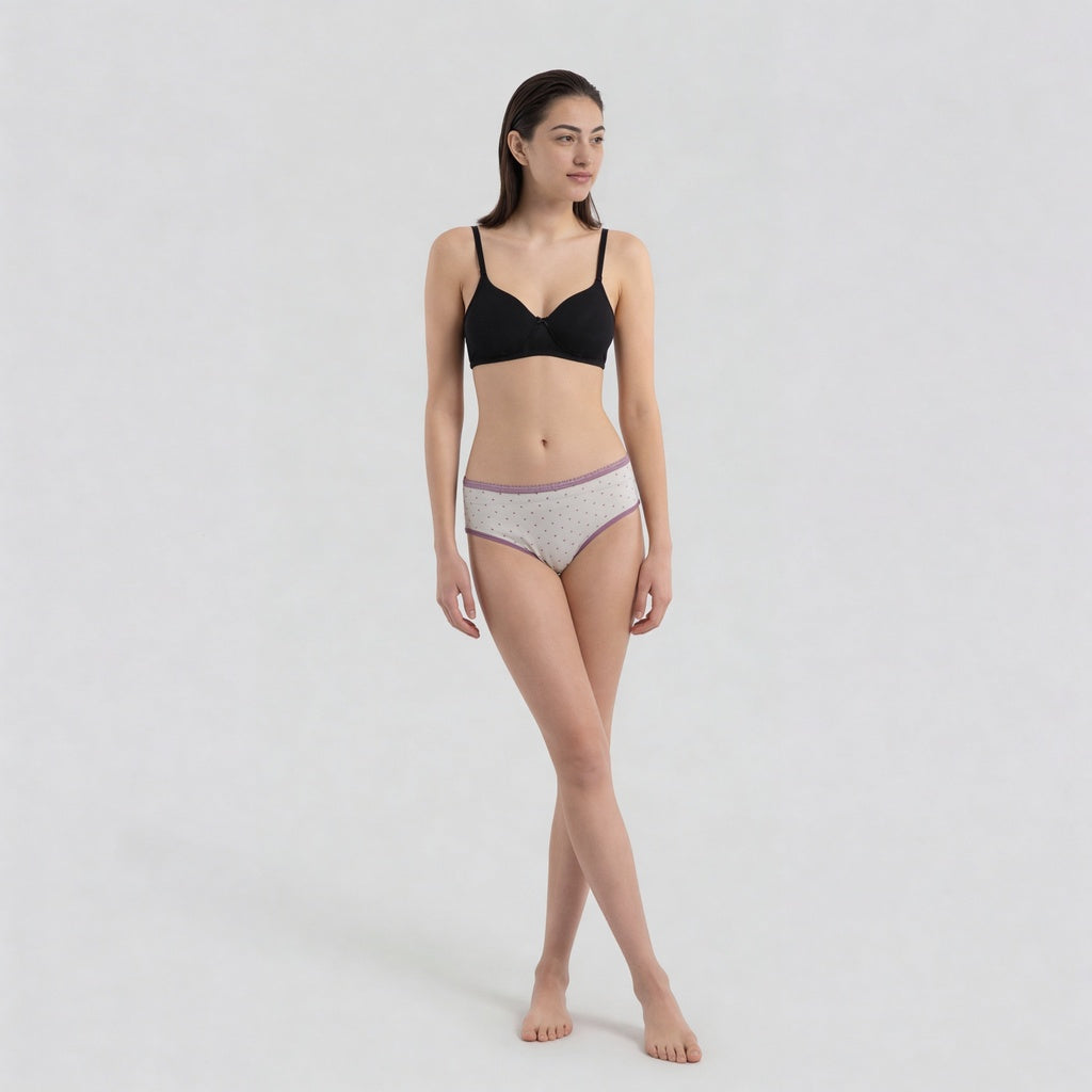 Full Coverage Cotton Printed Hipster Panties - Pack of 3