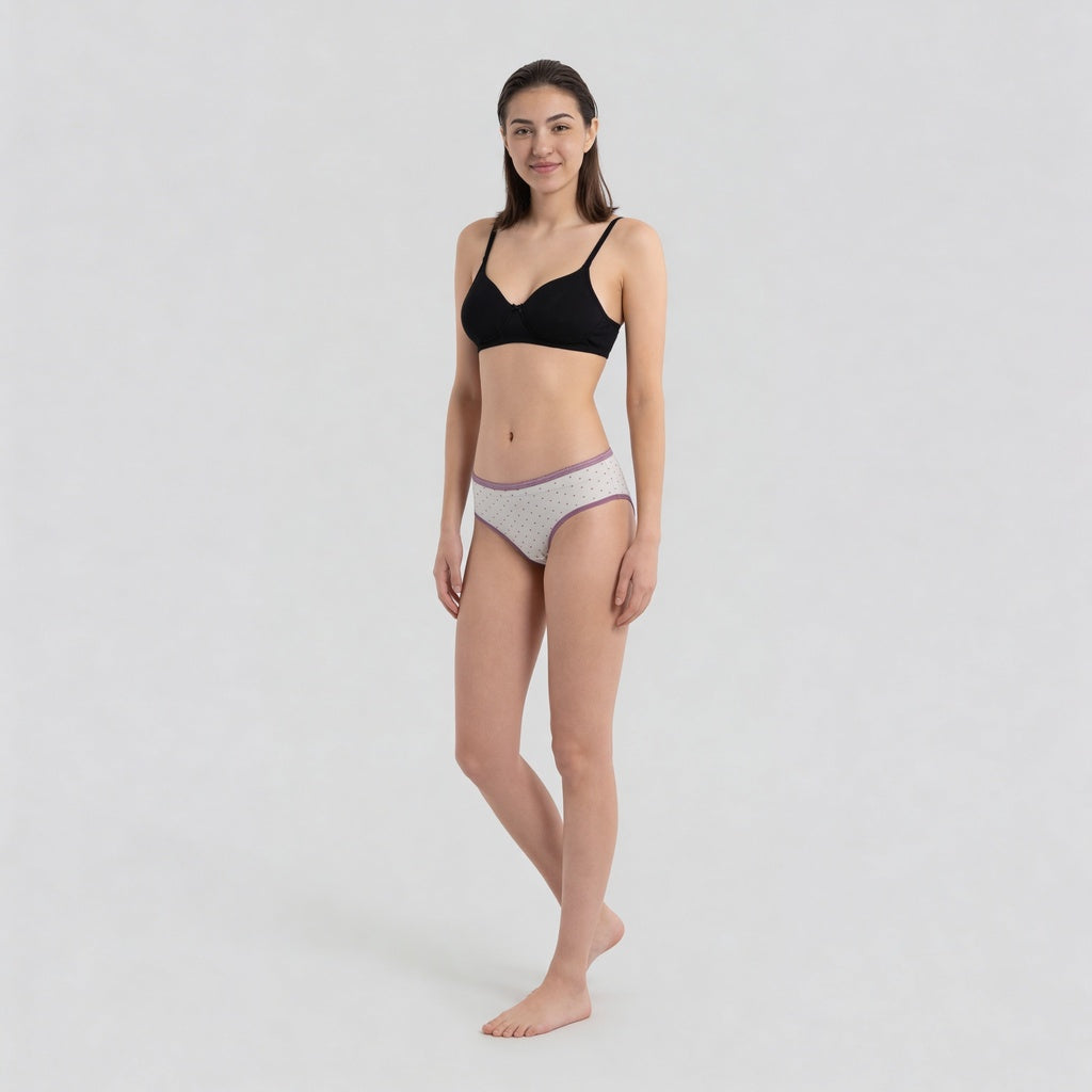 Full Coverage Cotton Printed Hipster Panties - Pack of 3