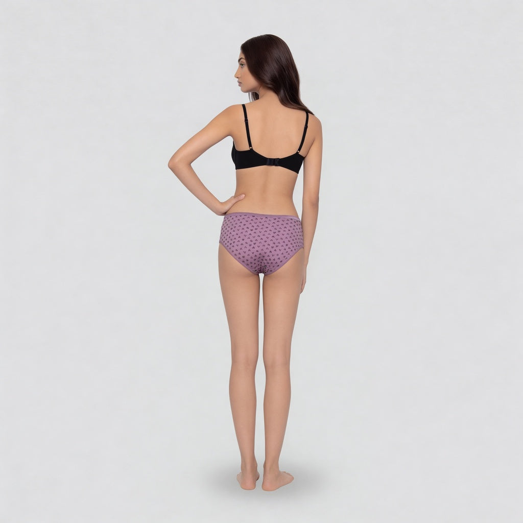 Cotton High Coverage Full Brief Panties - Pack of 3