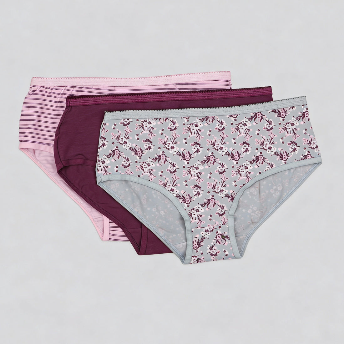 Cotton Spandex Abstract  Panties