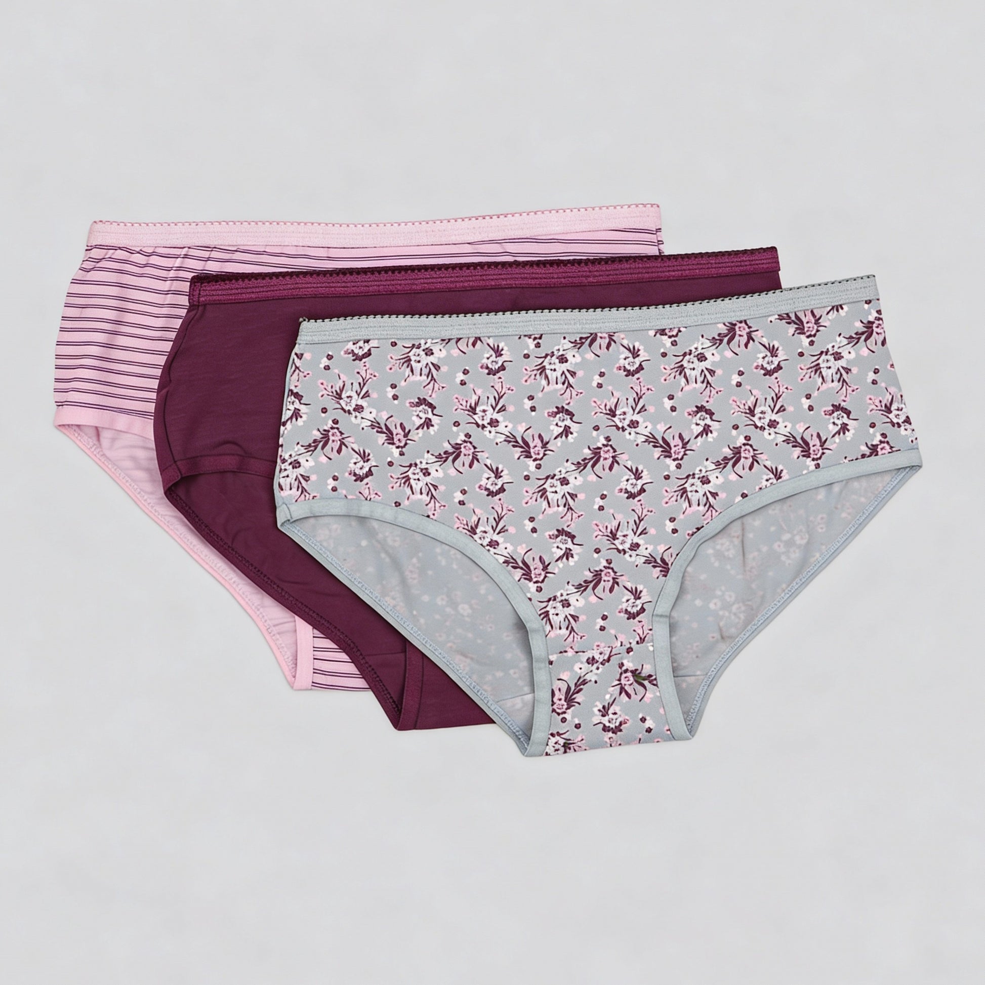 Cotton Spandex Abstract  Panties